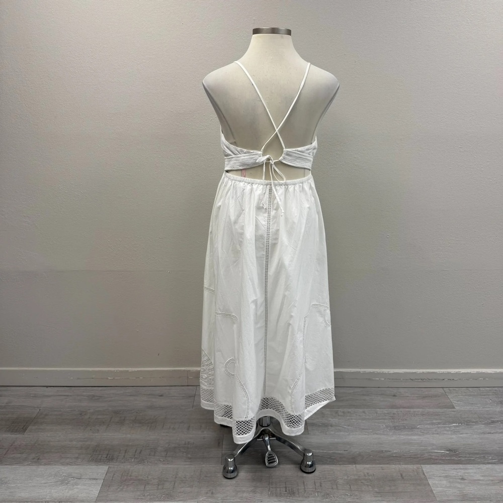 Vineyard Vines White Eyelet Inset Maxi Dress - New - Size XL - Picture 5 of 7